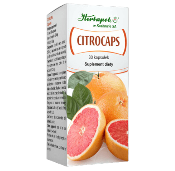 Citrocaps, kapsułki, 250 mg, 30 kaps.