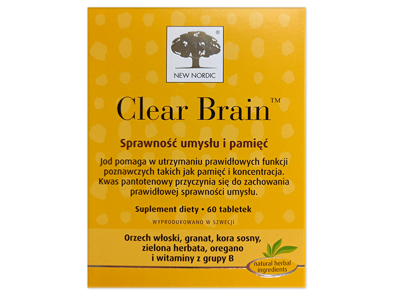 Clear Brain, tabletki, 60 tabl.