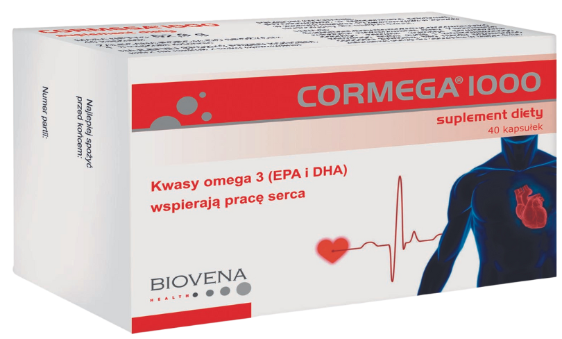 Cormega 1000, kapsułki, 40 kaps.