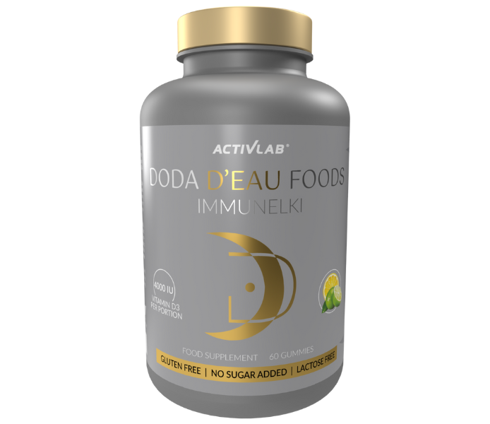 DODA D’EAU FOODS Immunelki, żelki, 4000 j.m., 60 szt.