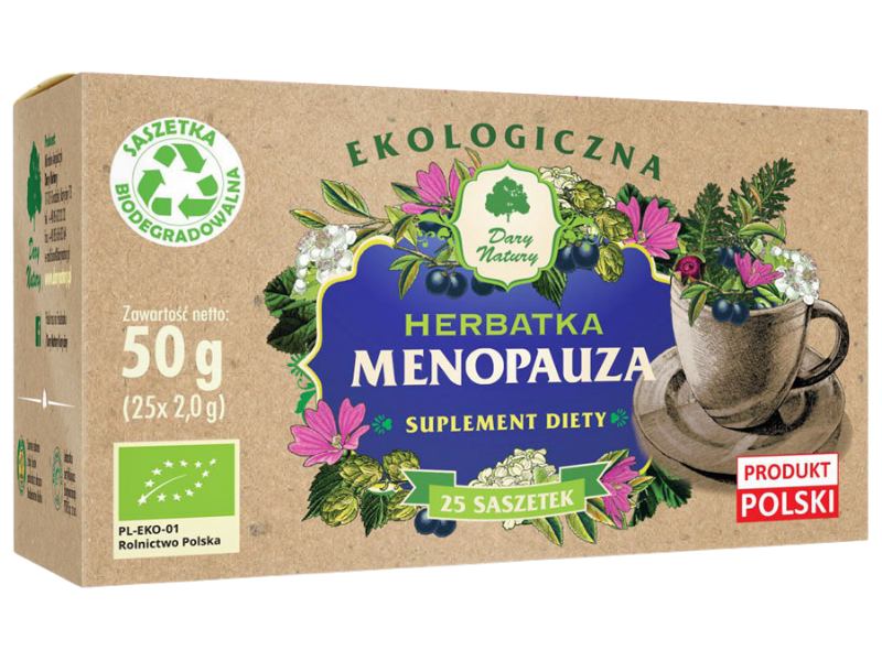 Dary Natury Menopauza, herbata ziołowa, 25 szt.