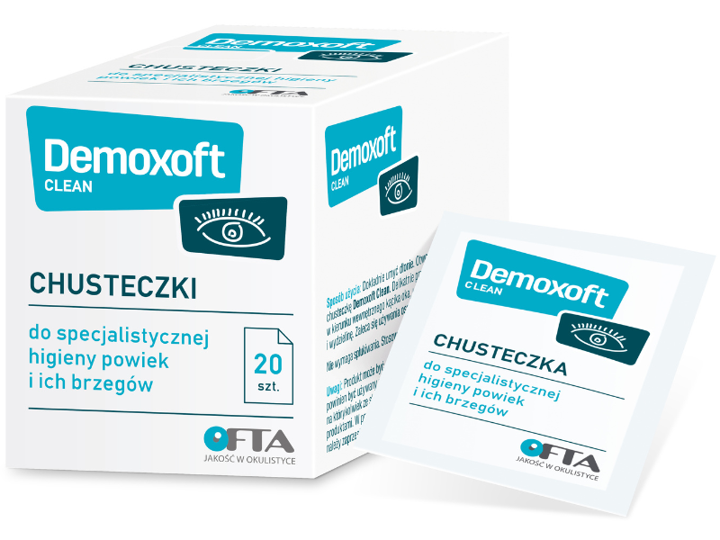 Demoxoft Clean, chusteczki, 20 szt.