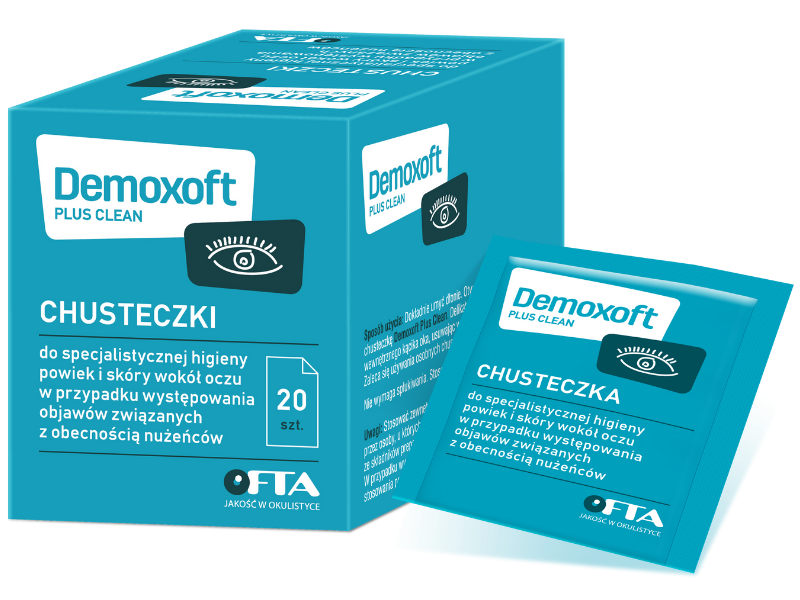 Demoxoft PLUS Clean, chusteczki, 20 szt.