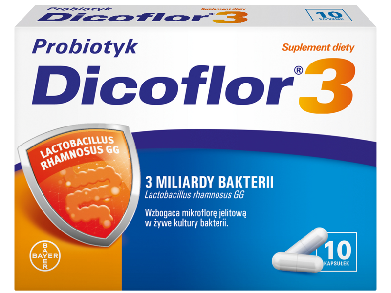 Dicoflor 3, kapsułki, 50 kaps.