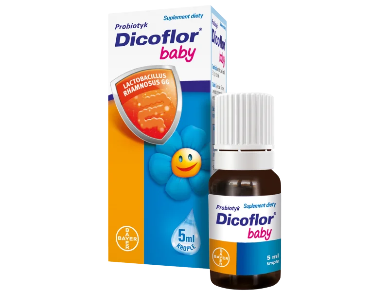 Dicoflor Baby probiotyk, krople, 5 szt.