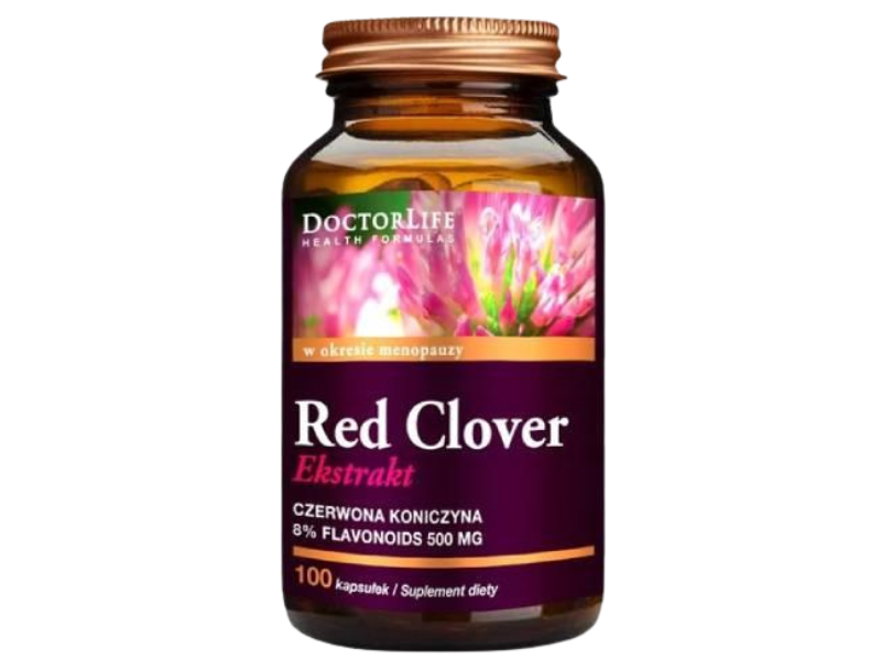 Doctor Life Red Clover Extract, kapsułki, 500 mg, 100 kaps.