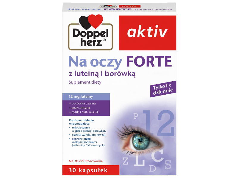 Doppelherz Activ na oczy Forte, kapsułki, 30 kaps.