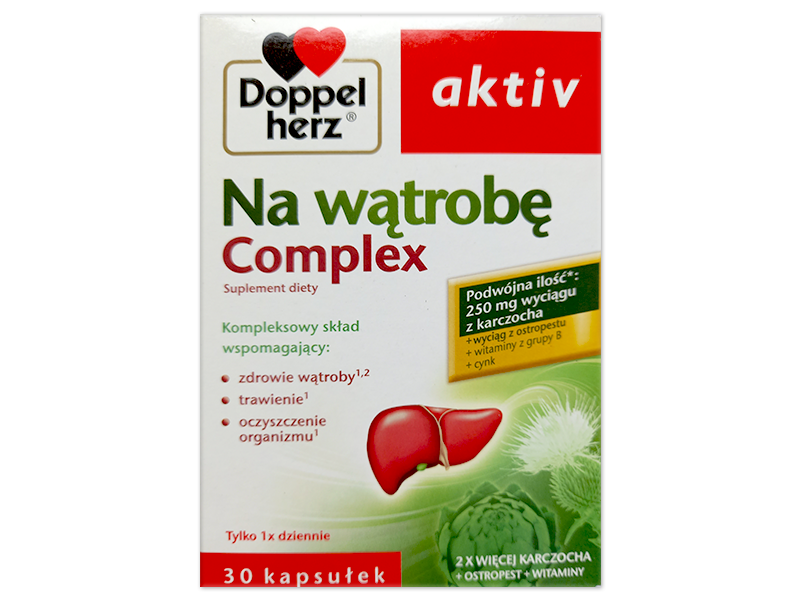 Doppelherz Aktiv na wątrobę Complex, kapsułki, 30 kaps.