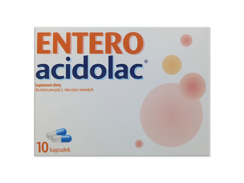 Entero Acidolac, kapsułki, 10 kaps.