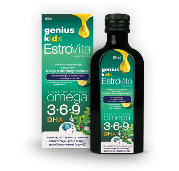 EstroVita Genius Kids, płyn doustny, 150 ml