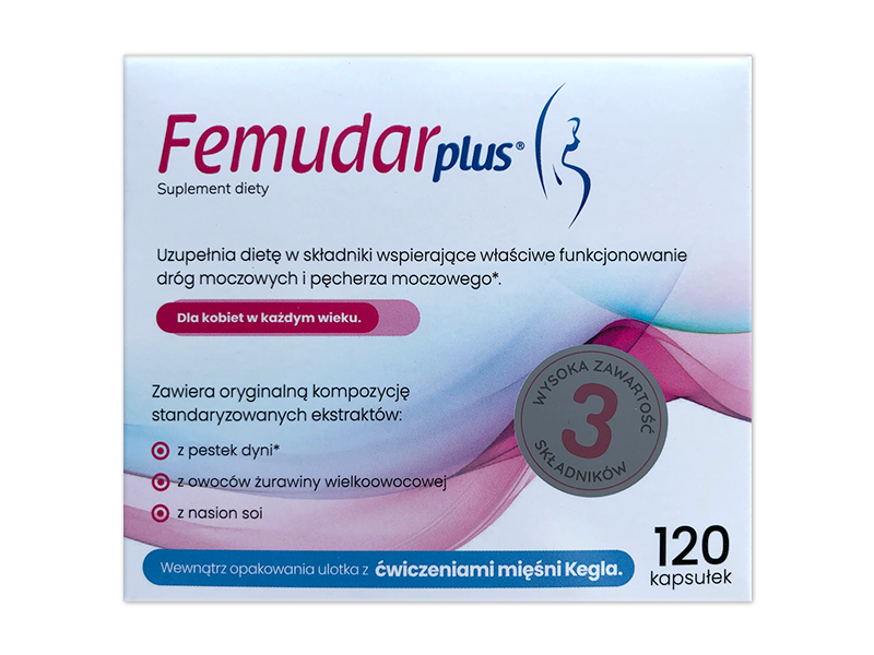 Femudar Plus, kapsułki, 120 kaps.