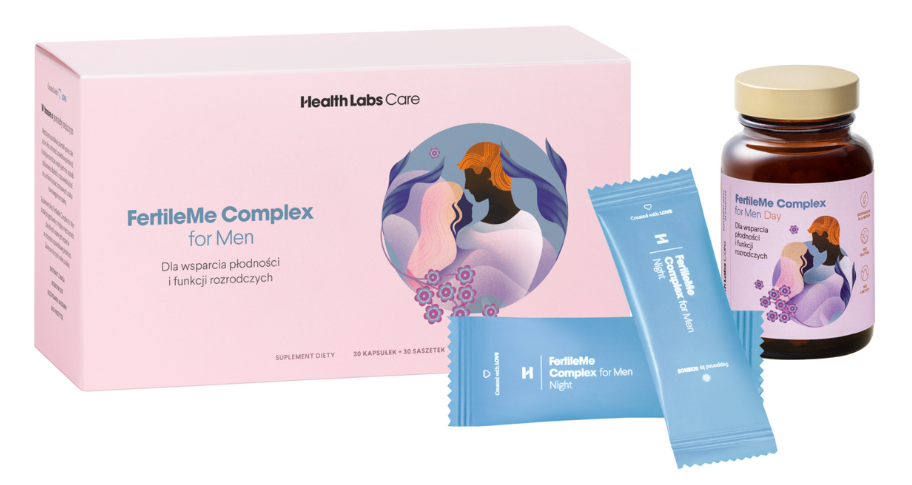 Health Labs Care FertileMe Complex for Men, kapsułki + saszetki, 30 kaps.