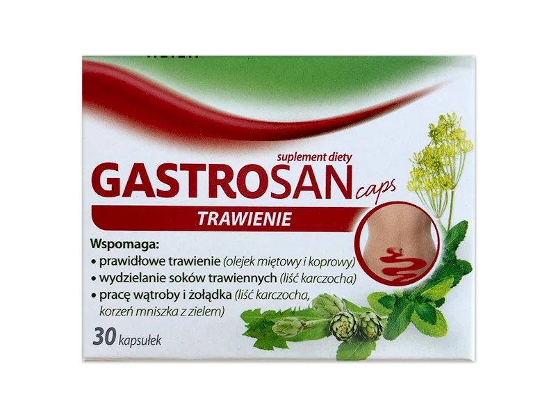 Gastrosan caps, kapsułki, 30 kaps.