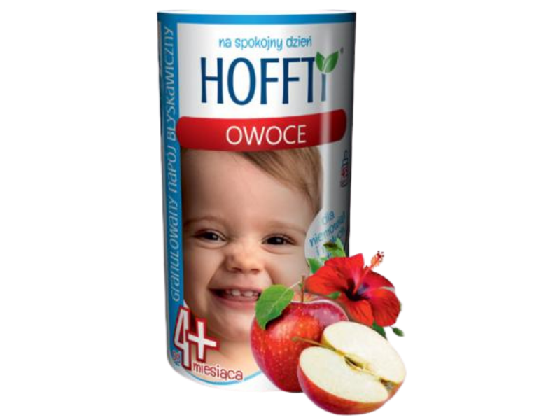 HOFFTI NA SPOKOJNY DZIEŃ OWOCE, granulat do sporządzania roztworu doustnego, 180 g