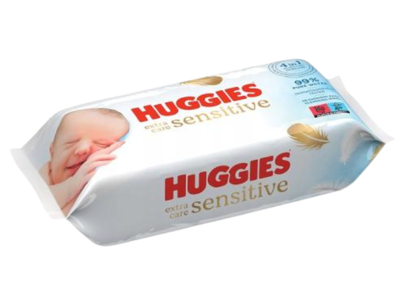 HUGGIES Pure Extra Care, chusteczki, 56 szt.