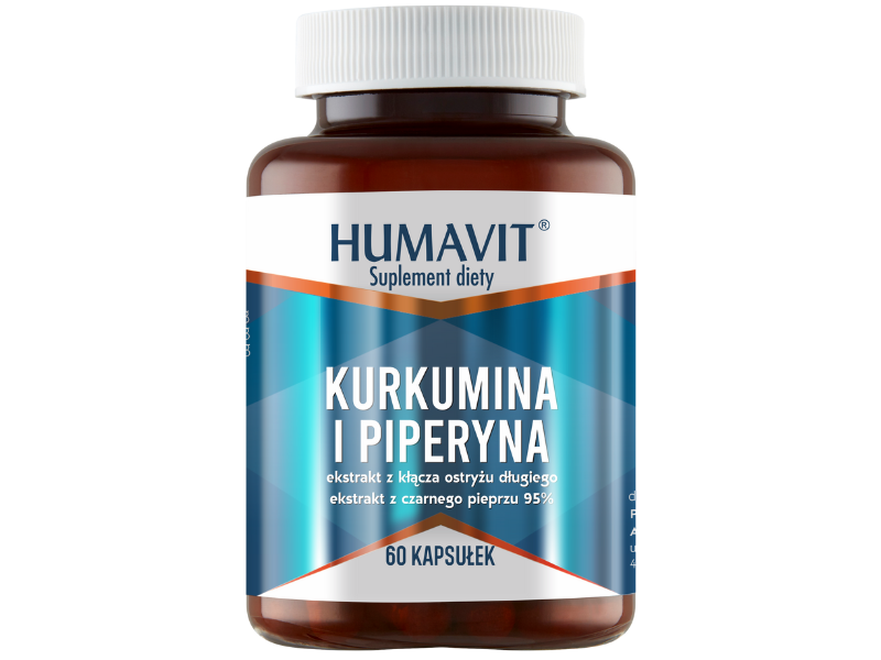 HUMAVIT Kurkumina i piperyna, kapsułki, 60 kaps.