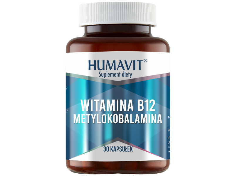 HUMAVIT Witamina B12 – Metylokobalamina, kapsułki, 1000 µg, 30 szt.