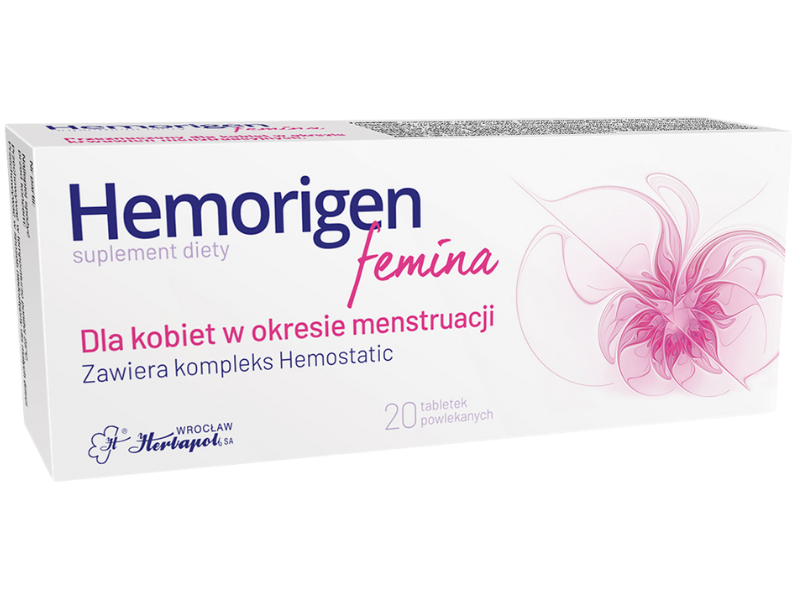 Hemorigen Femina, tabletki, 20 tabl.