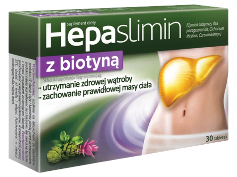 Hepaslimin z biotyną, tabletki, 30 tabl.