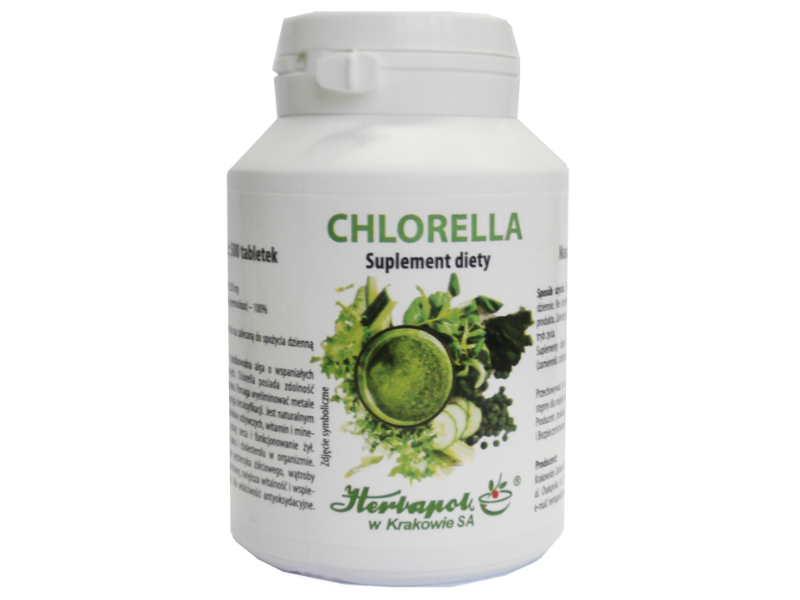 Herbapol Kraków Chlorella, tabletki, tabl.