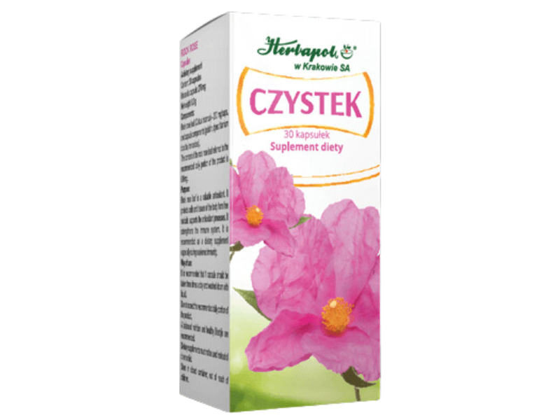 Herbapol Kraków Czystek, kapsułki, 30 kaps.