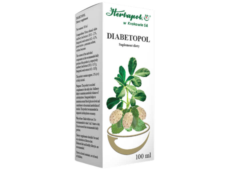 Herbapol Kraków Diabetopol, płyn doustny, 100 ml