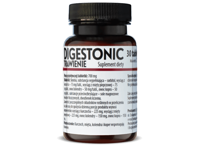 Herbapol Kraków Digestonic trawienie, tabletki, 30 tabl.