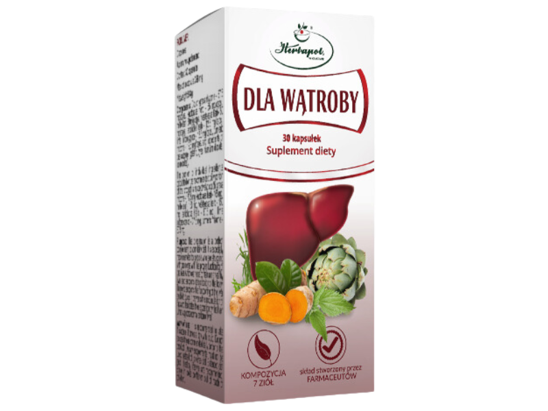 Herbapol Kraków dla wątroby, kapsułki, 30 kaps.