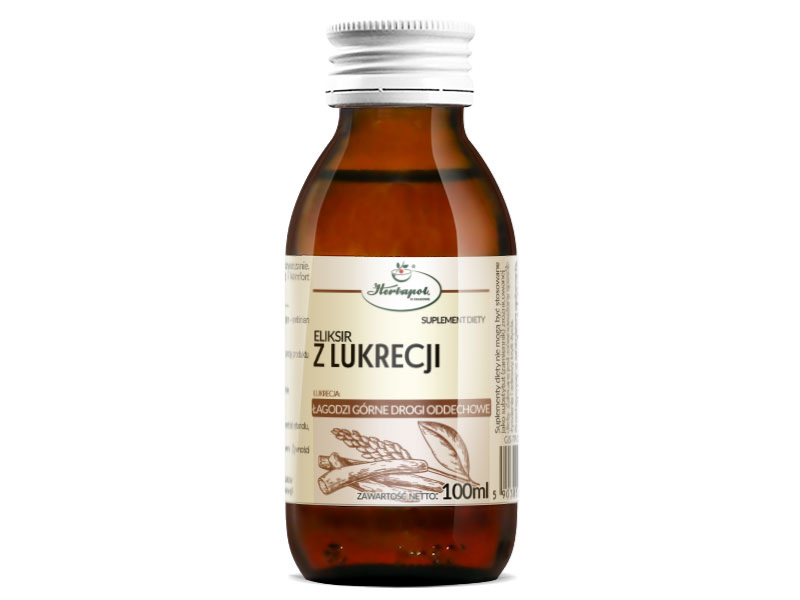 Herbapol Kraków eliksir z lukrecji, płyn doustny, 100 ml