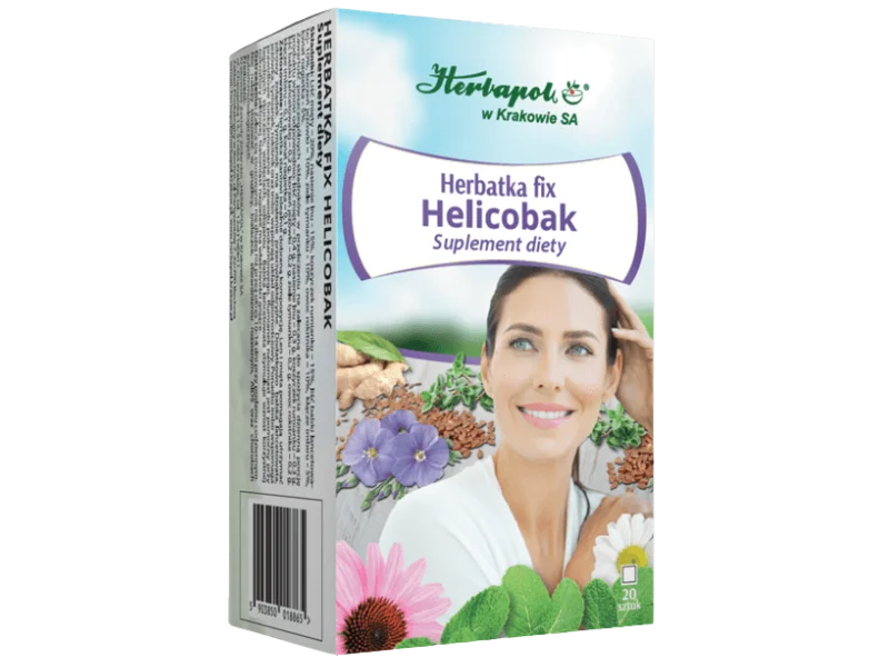 Herbapol Kraków Herbatka Fix Helicobak, zioła do zaparzania, 20 szt.