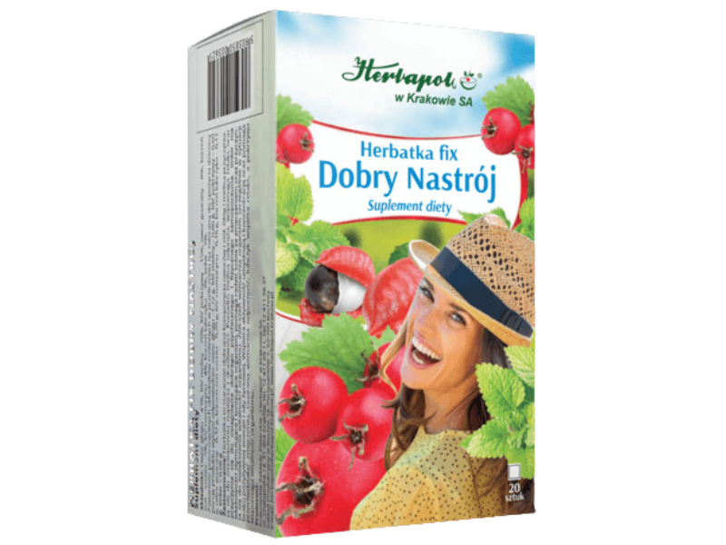 Herbapol Kraków Herbatka Fix dobry nastrój, zioła do zaparzania, 20 szt.