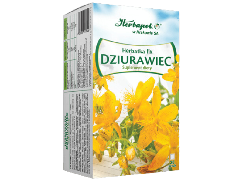 Herbapol Kraków Herbatka Fix dziurawiec, zioła do zaparzania, 20 szt.