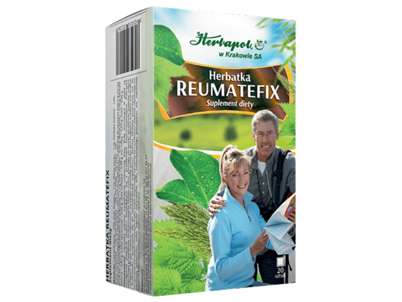 Herbapol Kraków Herbatka Reumatefix, zioła do zaparzania, 20 sasz.