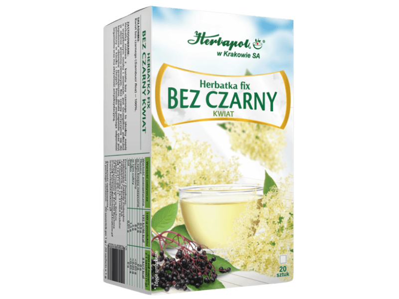 Herbapol Kraków herbatka fix bez czarny kwiat, herbata w saszetkach, 20 szt.