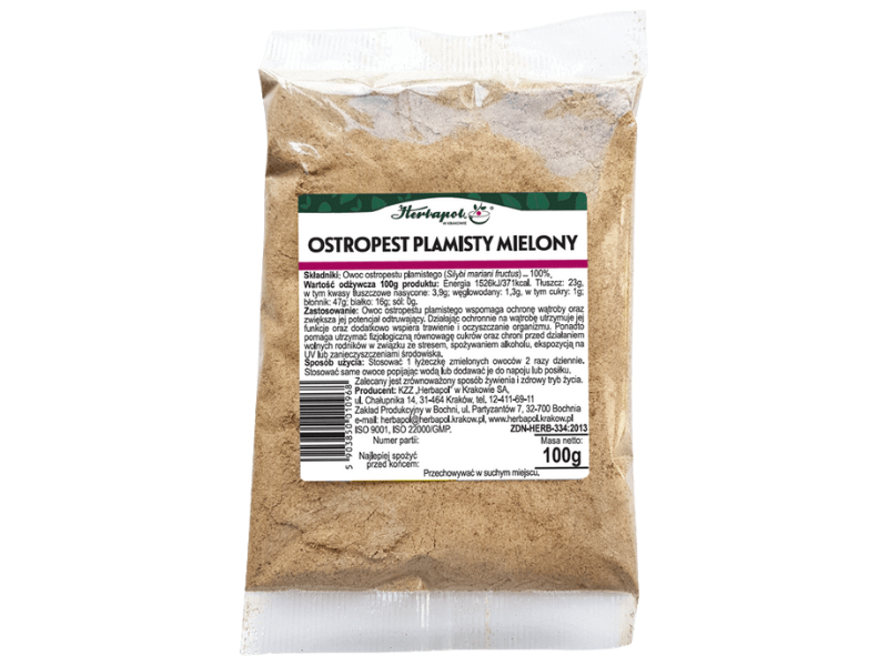 Herbapol Kraków ostropest plamisty, proszek, 50 g