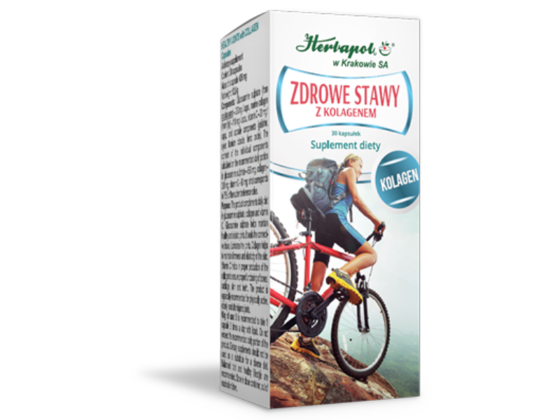 Herbapol Kraków Zdrowe stawy z kolagenem, kapsułki, 30 kaps.
