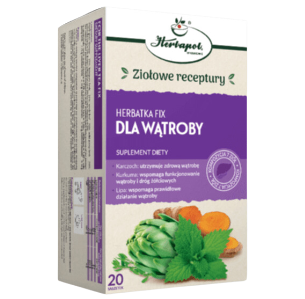 Herbapol Herbatka fix dla wątroby, herbata w saszetkach,  sasz.