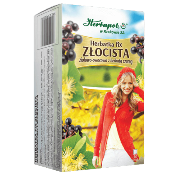 Herbatka fix złocista, zioła do zaparzania, 20 szt.