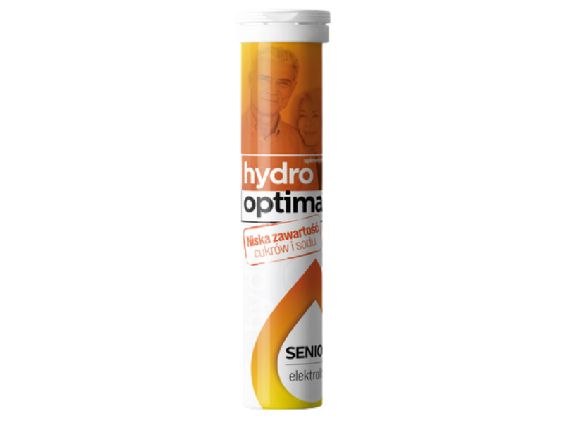 Hydro optima Senior, tabletki musujące, 20 tabl.