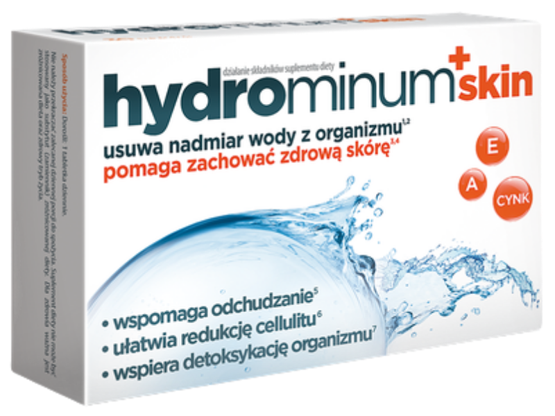 Hydrominum + Skin, tabletki, 30 tabl.