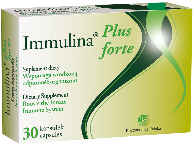Immulina Plus forte, kapsułki, 30 szt.