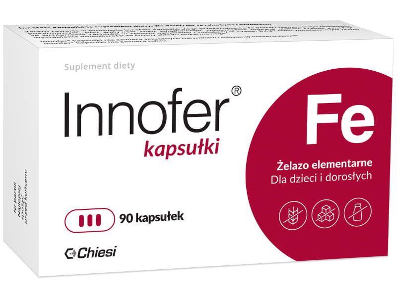 Innofer, kapsułki, 20 mg, 90 kaps.