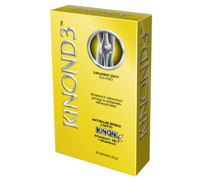 Kinon D3 witamina K2 MK 7 + D3, tabletki, 30 tabl.