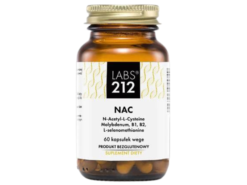 Labs212 NAC Ochrona wątroby, kapsułki, 60 kaps.