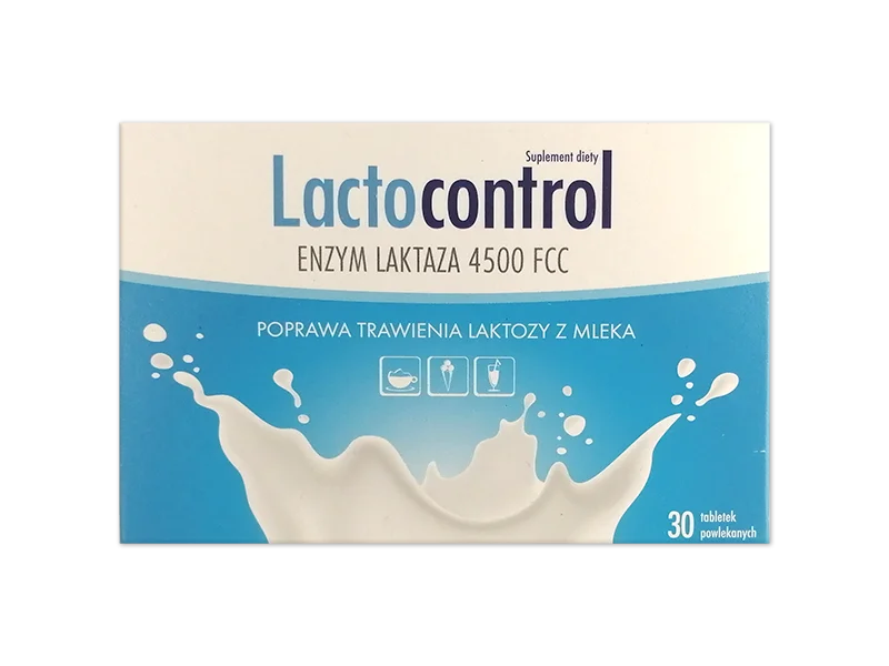 Lactocontrol – enzym laktaza, tabletki, 30 tabl.