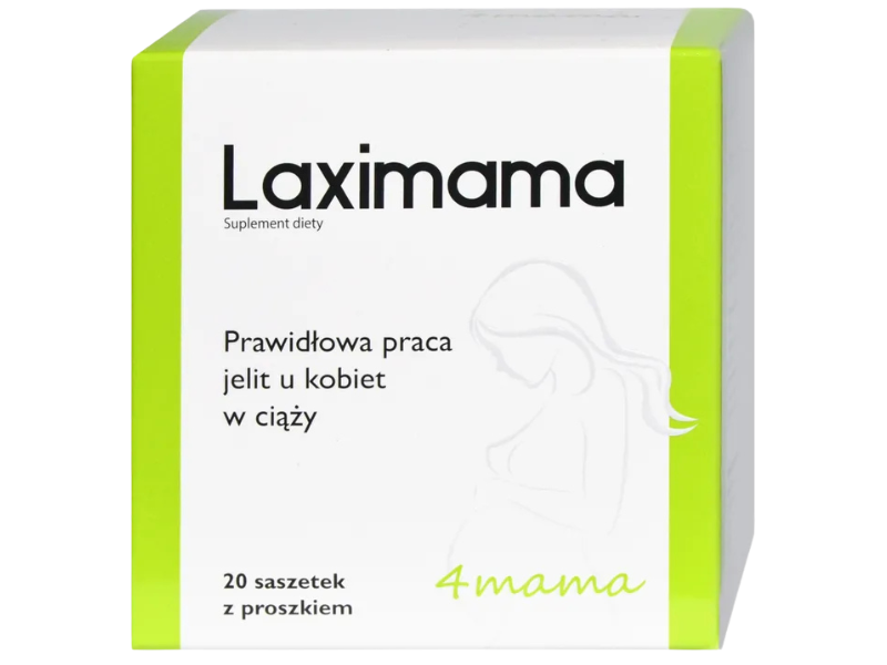 Laximama, smak owoców granatu, proszek, 20 sasz.