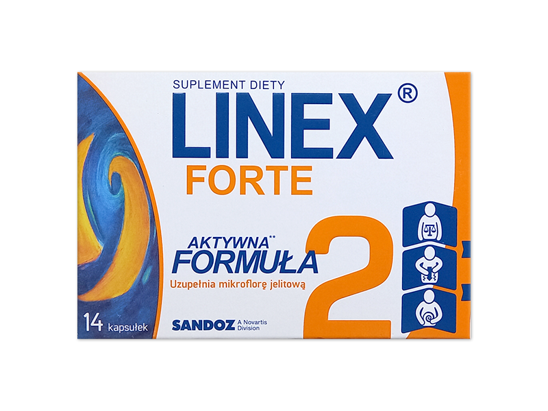 Linex Forte, kapsułki, 28 kaps.