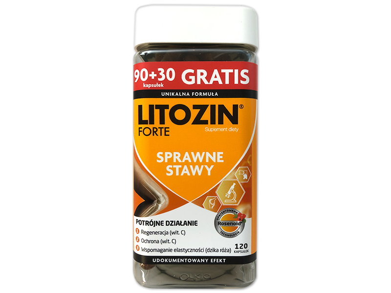 Litozin Forte, kapsułki, 90 kaps.