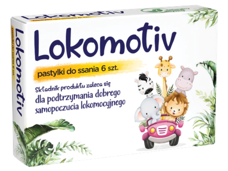 Lokomotiv, pastylki do ssania, 6 past.