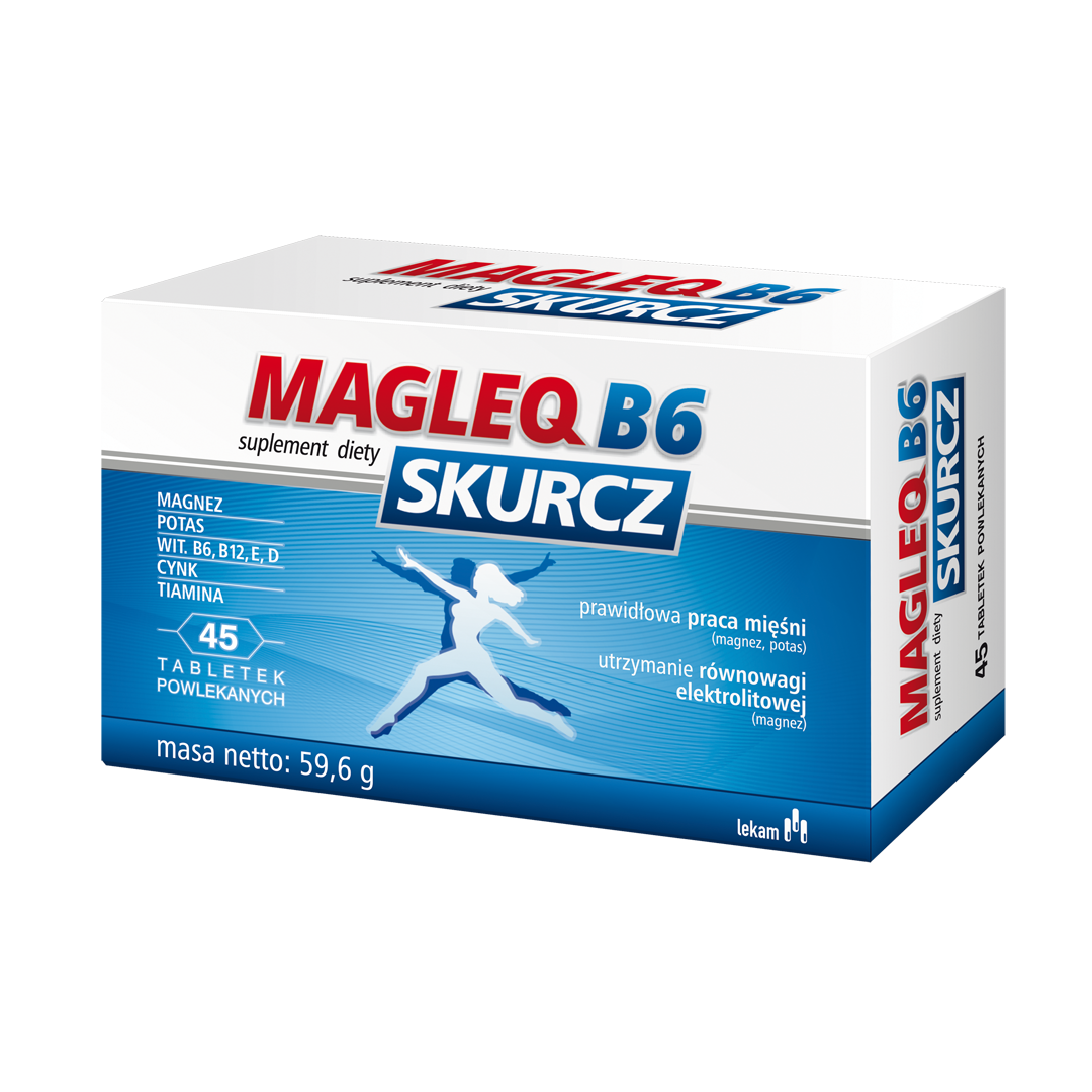 MAGLEQ B6 Skurcz, tabletki, 45 tabl.